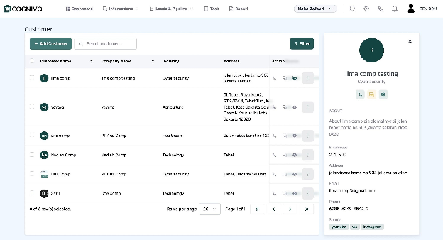 Cognivo UI Screenshot